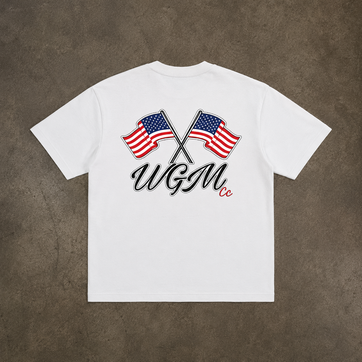 4th of July white t-shirt